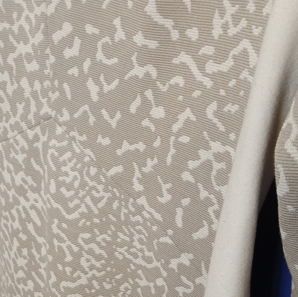 NARCISO RODRIGUEZ Designer Bodycon  Animal Print Dress  Beige White New Sz 44/8 - Picture 4 of 16